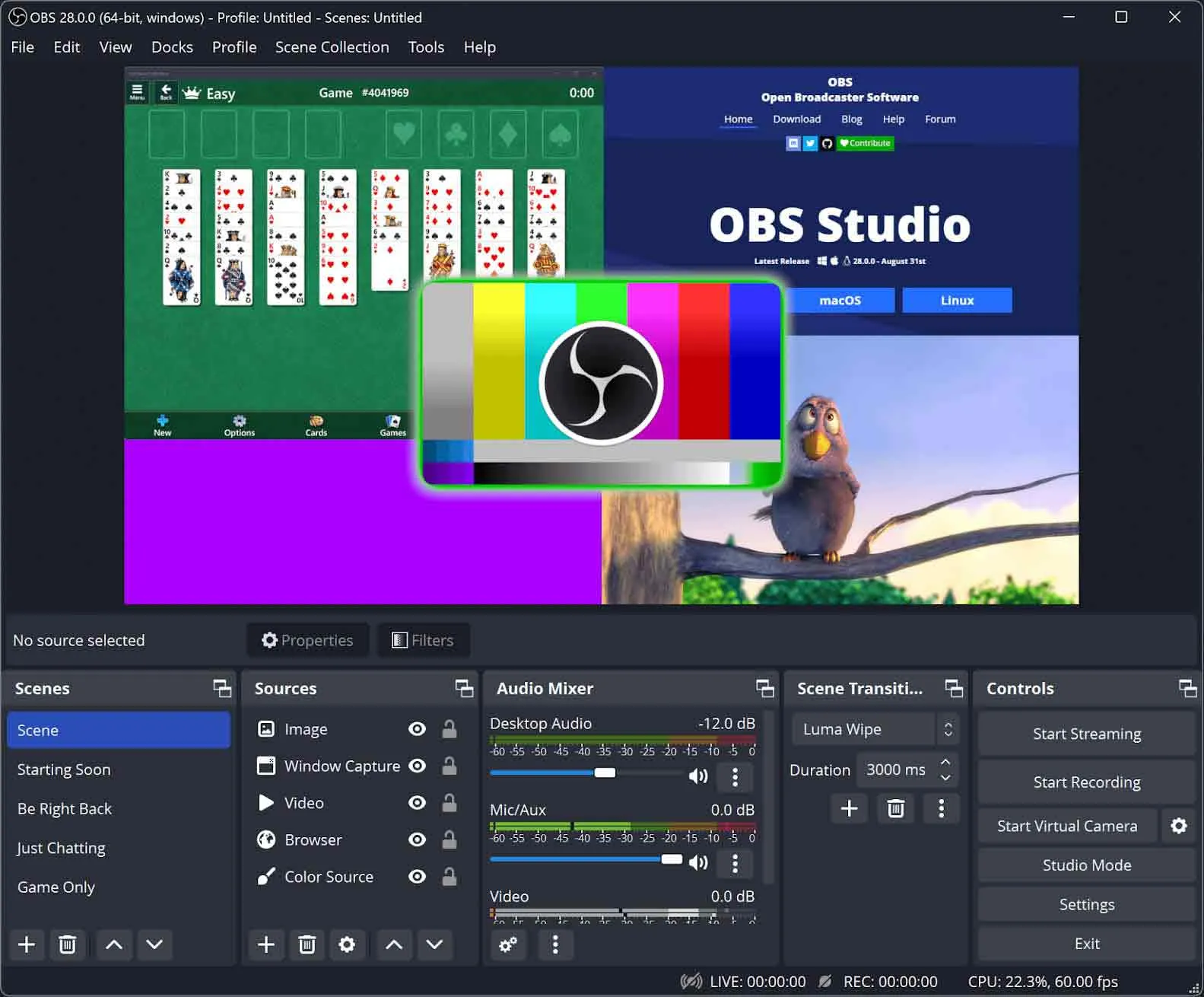 OBS-Studio screen recorder