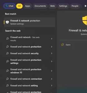 Search for Firewall and Network Protection