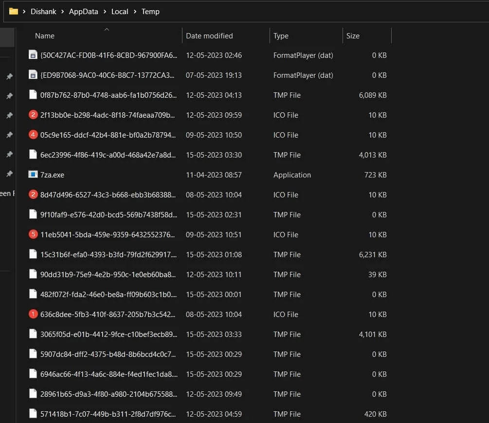 Temporary-files-folder