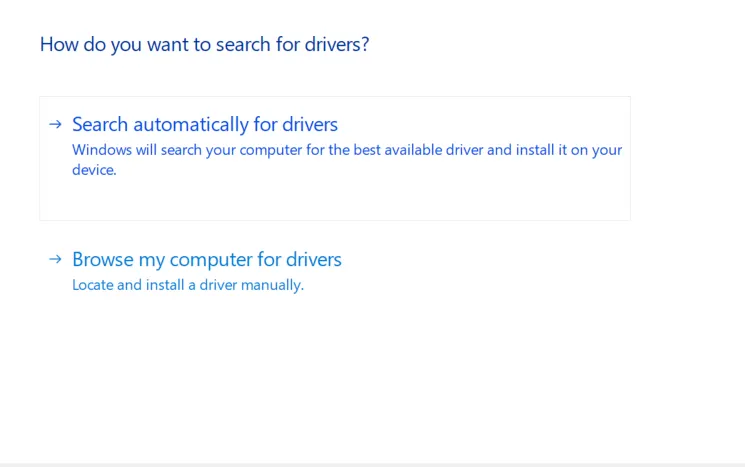 Windows Driver Update utility