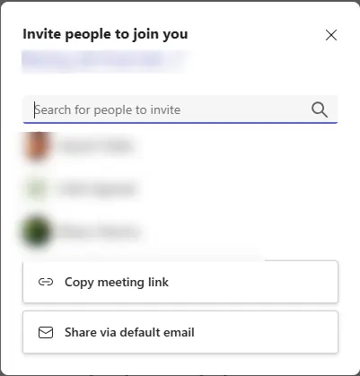 invite people to join