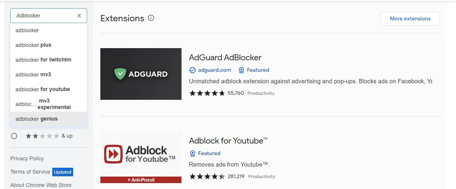 search-for-Ad-Blocker