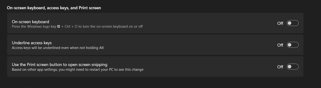 spot keyboard options