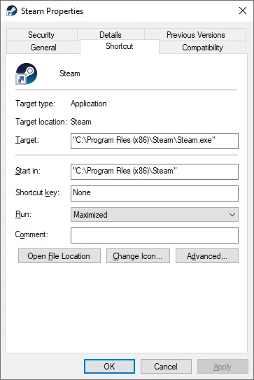 steam properties