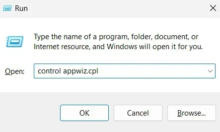 type control command