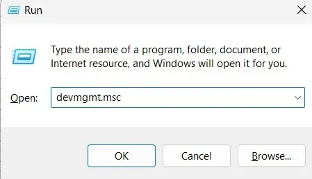 type devmgmt command