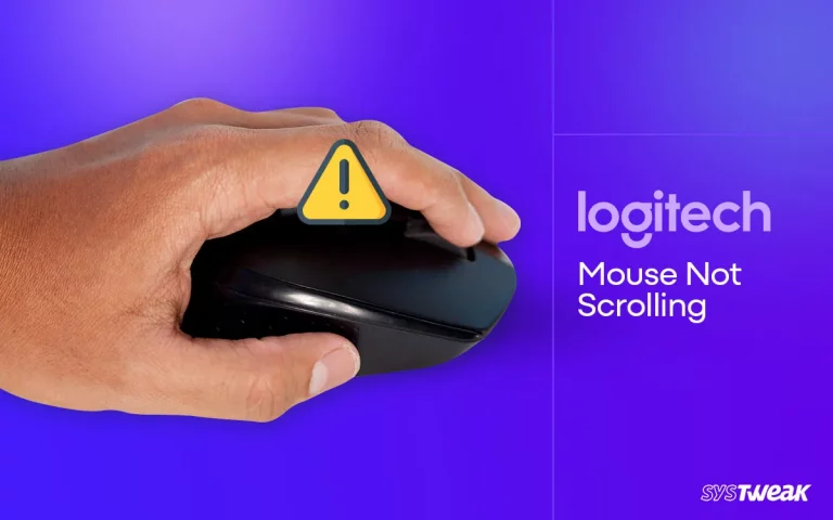 Logitech Mouse Wheel Not Scrolling – How to fix it