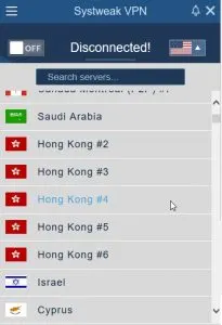 Select a server