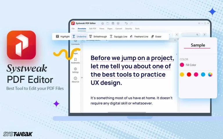 Systweak Software Launches "Systweak PDF Editor" For Windows Users