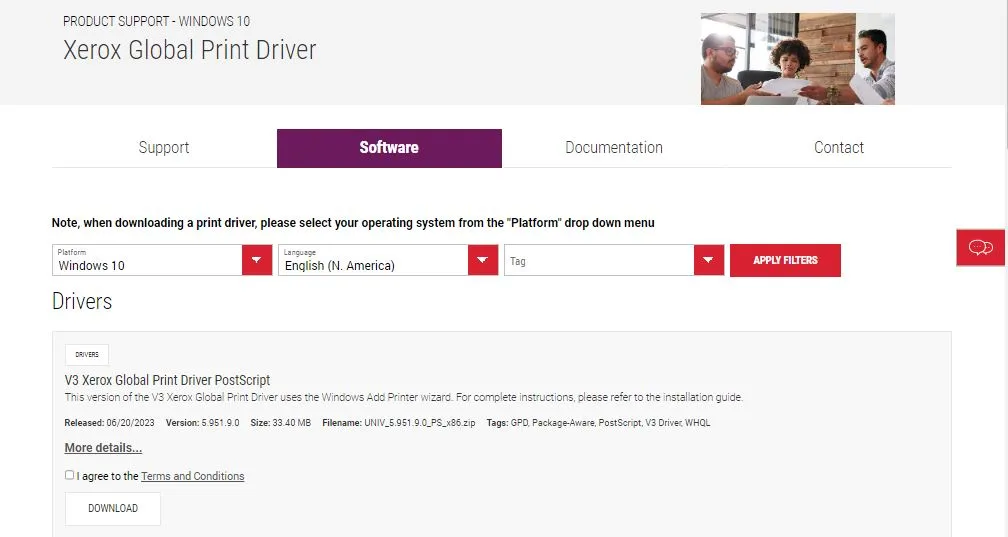 Fuji Xerox's official website
