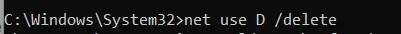 net-use-D-command