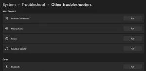 system troubleshoot