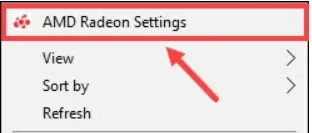 AMD Radeon Settings