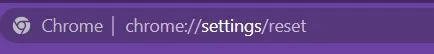 Chrome address bar