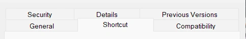 Compatibility tab
