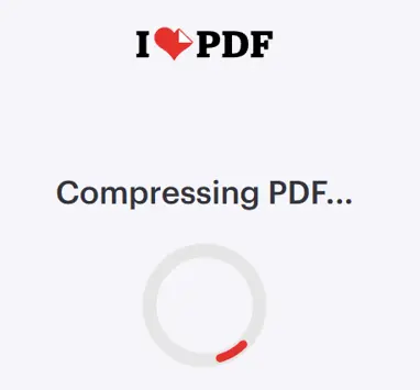 Compressing pdf