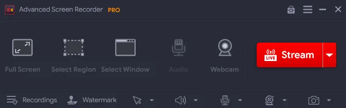 Live Stream Feature