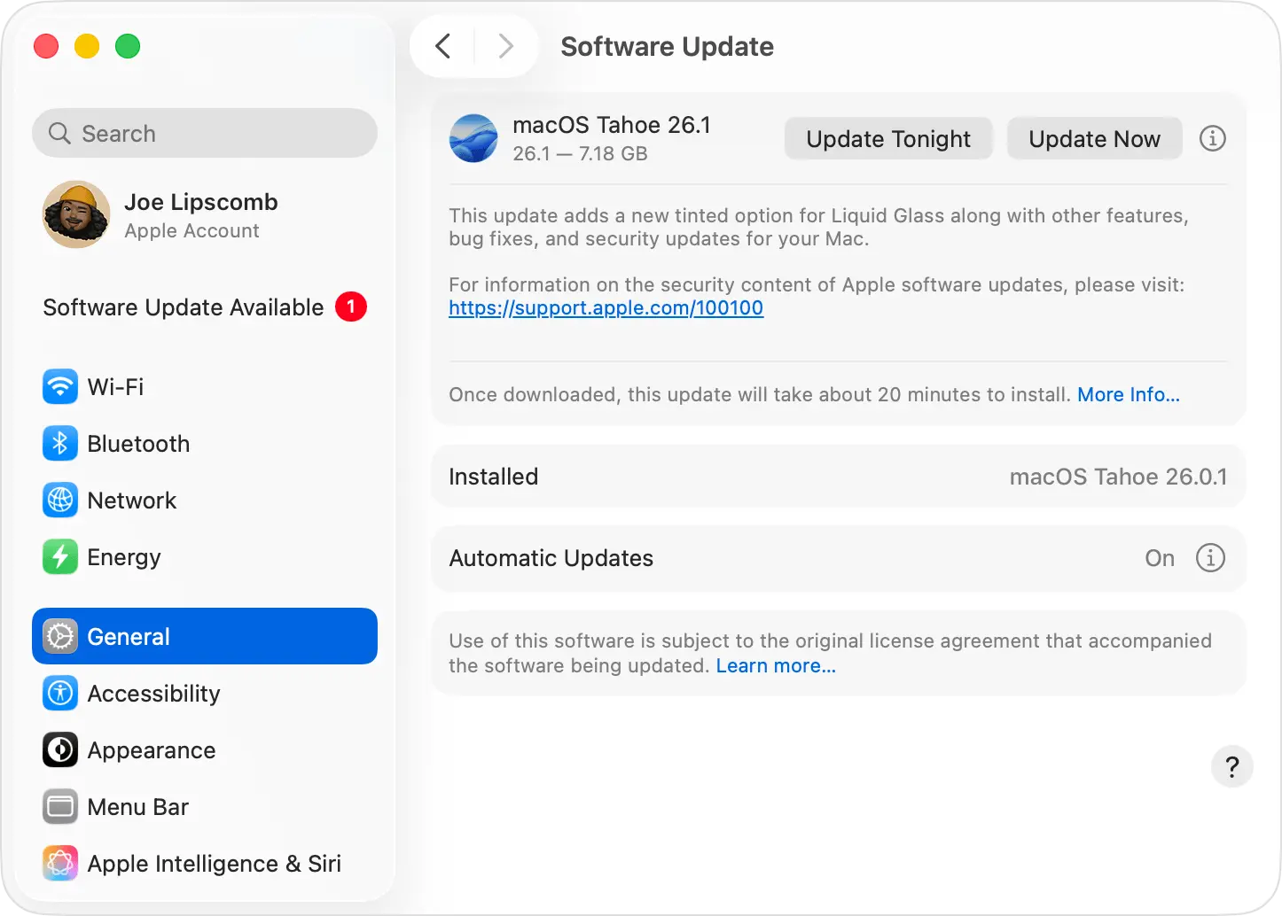 Software updates