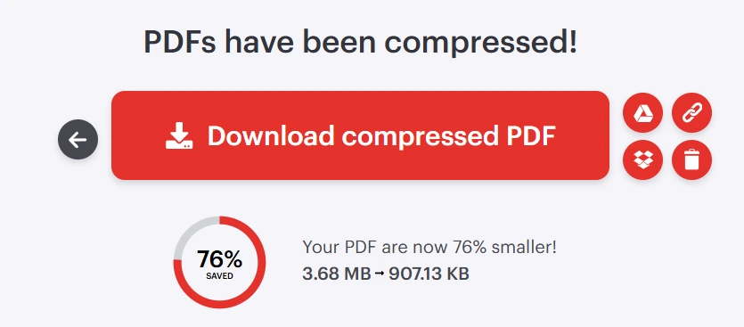compressed PDF file