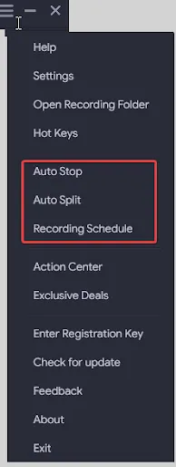 drop-down option