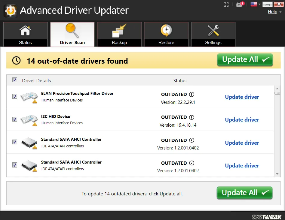 Click-on-Update-all