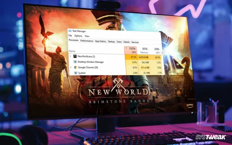 How to Resolve High CPU Usage Issues While Playing New World on Windows