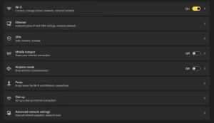 Proxy option