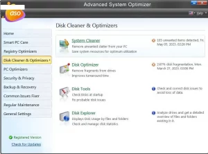 disk cleaner and optimizers