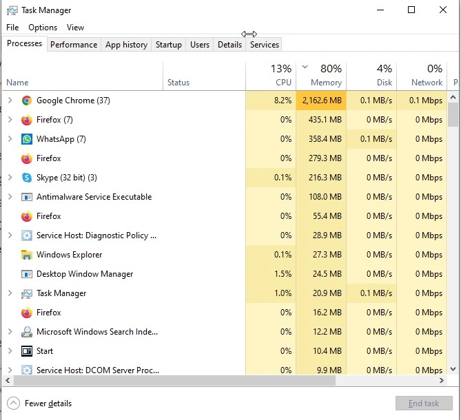 open Task Manager