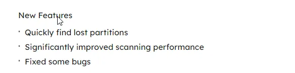 EaseUS Features