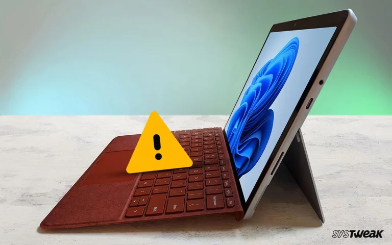 Surface Pro Keyboard Not Working – FIXED
