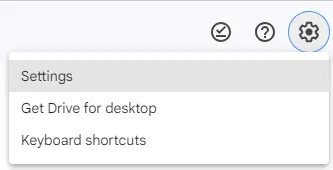 select Settings