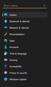 Go to Bluetooth & Devices.