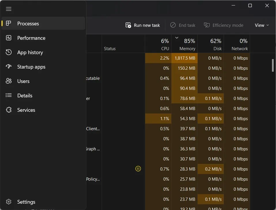 Task Manager on your PC