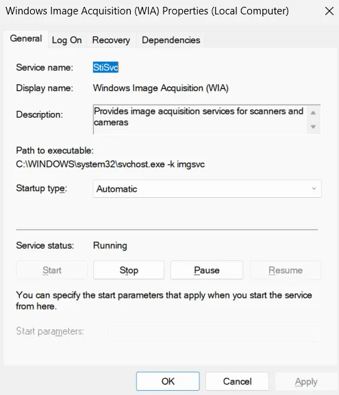 Windows-Image-Acquisition-Properties