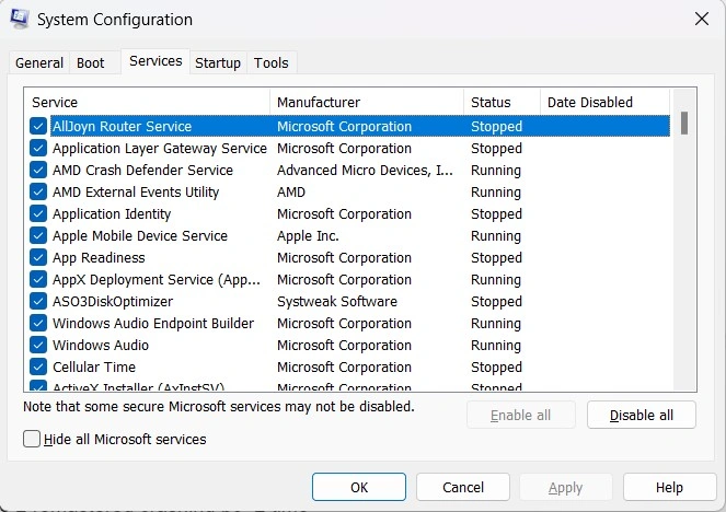 system-configuration