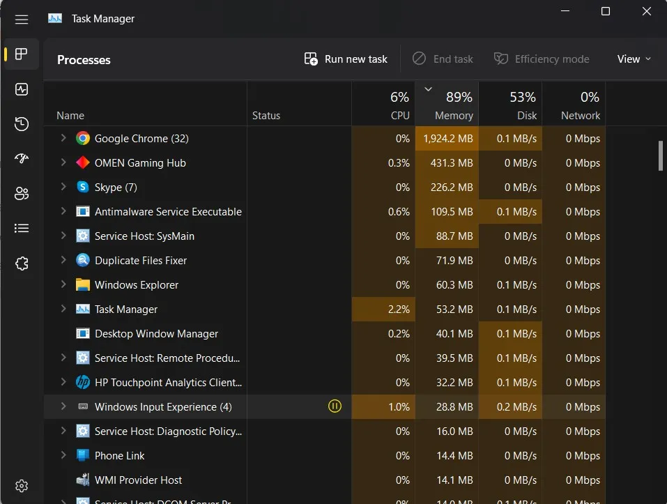 task manager