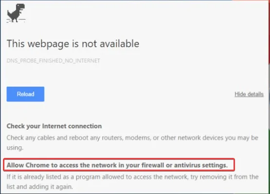 the-webpage-is-not-available-screenshot