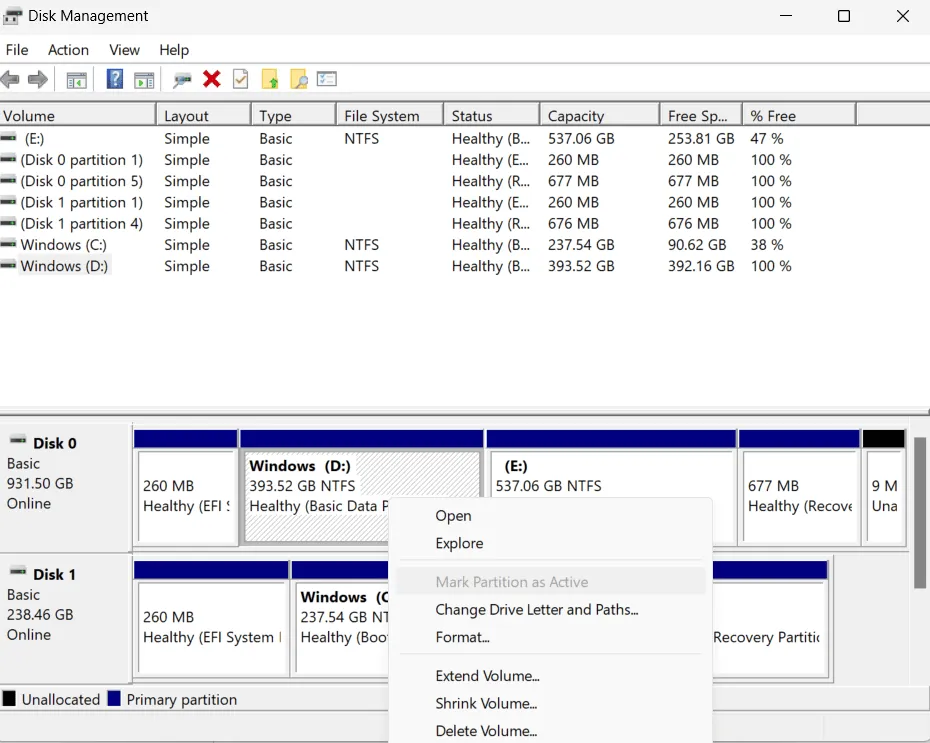 Disk Management