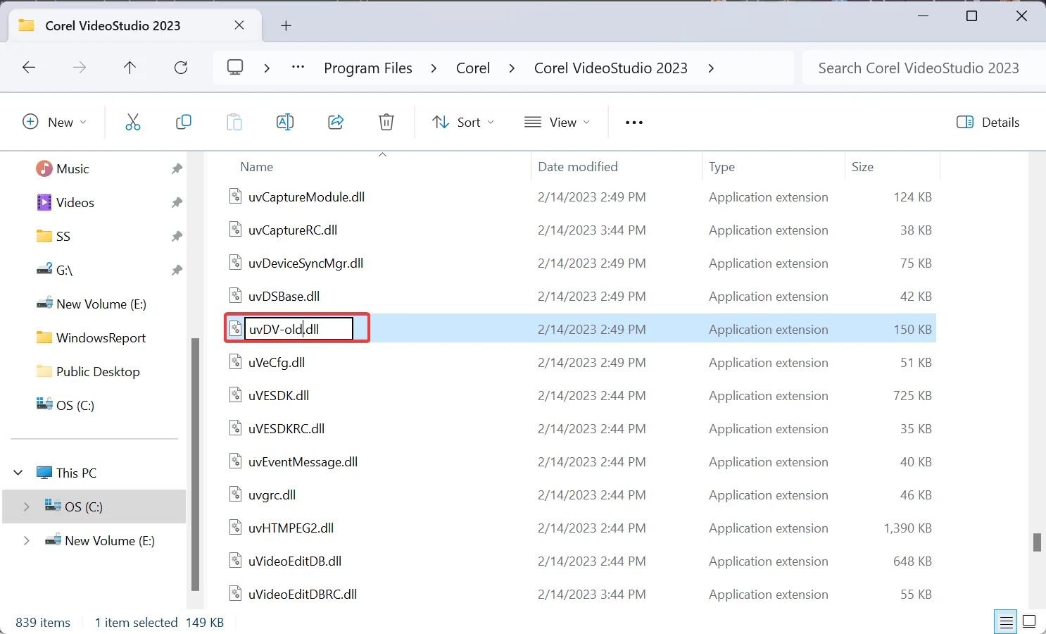 Renamed-uvDV.dll-file-as-uvDV-old.dll_