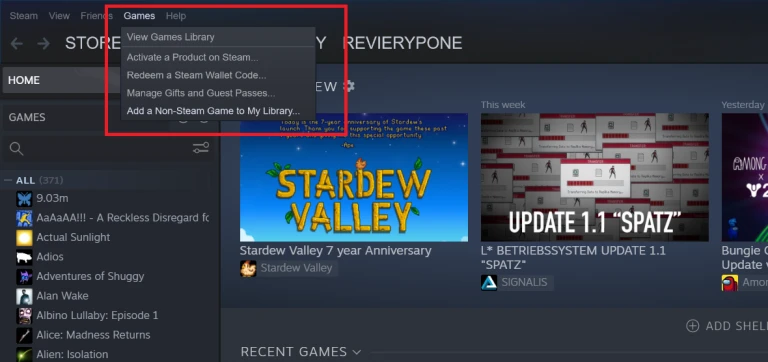 Games Library
