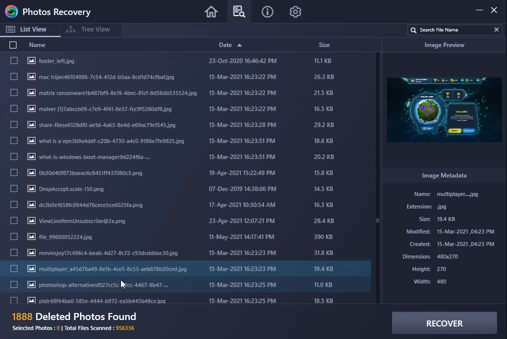 recover deleted photos