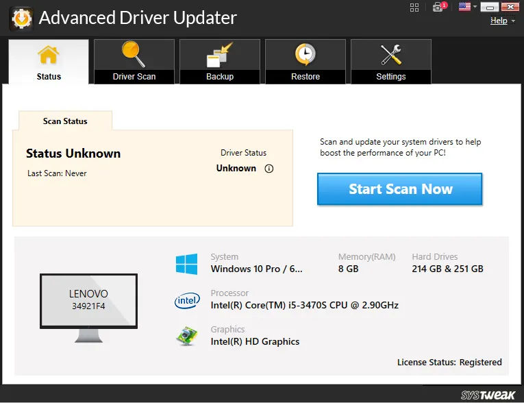 scan for outdated drivers