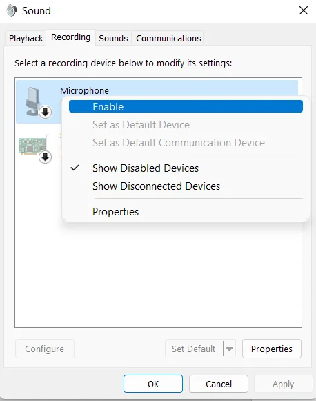 Enable-option-in-Recording-Tab