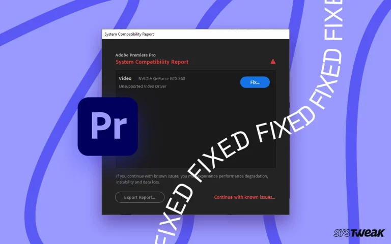 Premiere Pro Unsupported Video Driver Error: Working Fixes!