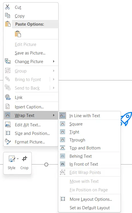 Wrap-Text-option