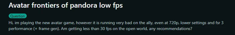 Avatar-Frontiers-of-Pandora-Low-FPS-user-Query