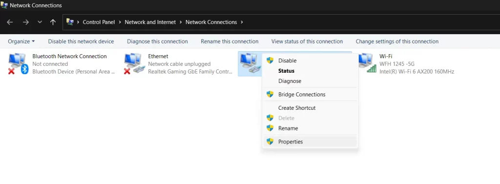 connected VPN