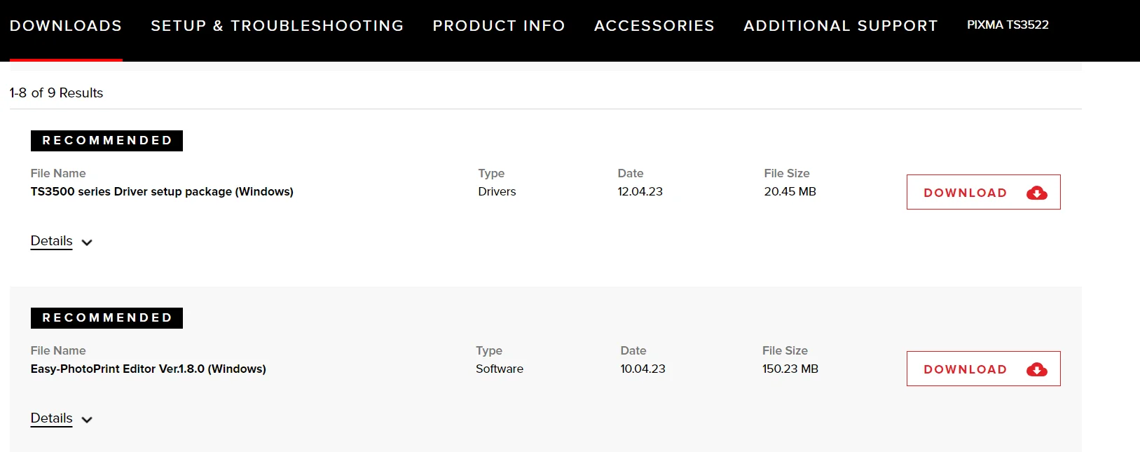 Canon-Pixma-TS3522-printer-official-website