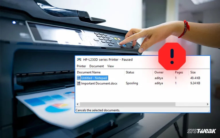 How to Fix ‘Print Job Stuck in Queue’ Error in Windows